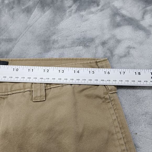 Vintage Woolrich Pants Mens 34/30*‎ Tan Khaki Flat Front Straight Cotton Casual - Picture 9 of 13